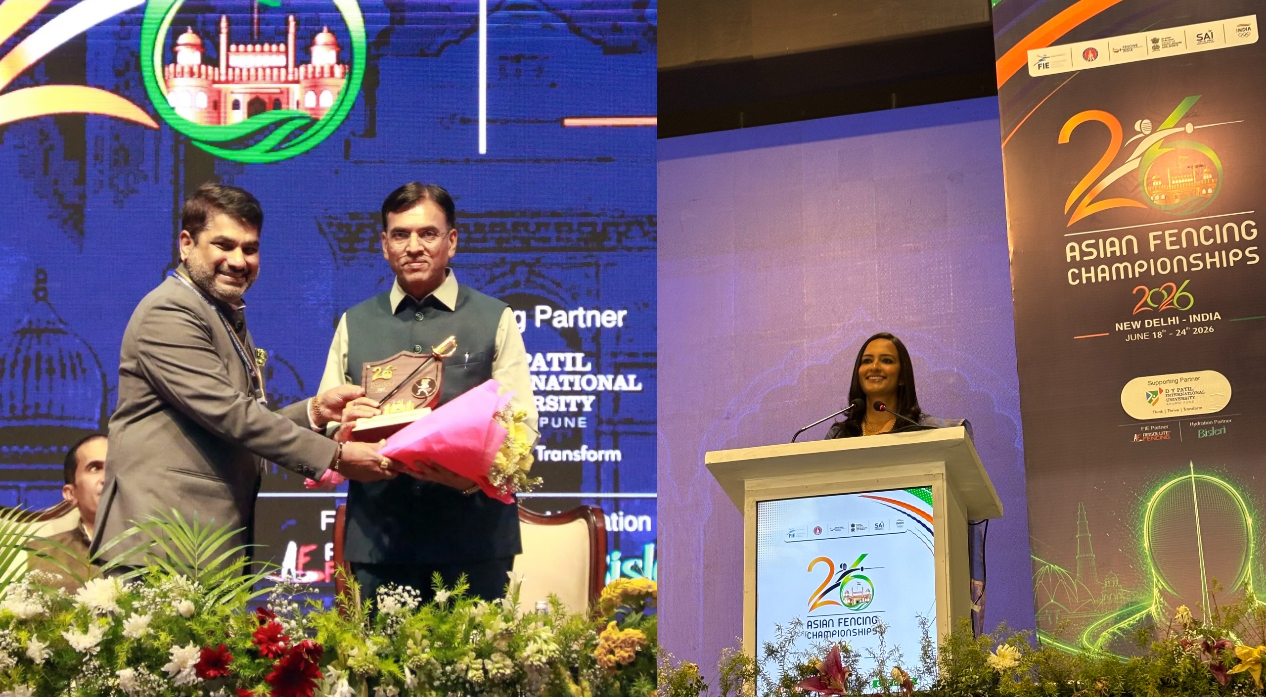 Asian Fencing Championship — Chief Guest Shri Mansukh Mandaviya, Union Minister